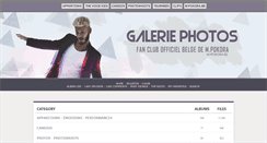 Desktop Screenshot of galerie-m-pokora.be